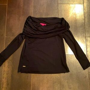 Lilly Pulitzer off the shoulder sweatshirt EUC